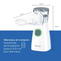 Beurer IH 57 – Inhalateur portable à membrane oscillante (carton de 12 unités)