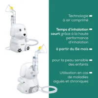 Beurer IH 24 – Inhalateur KIDS à partir de 6 mois, masque en silicone pour peau sensible