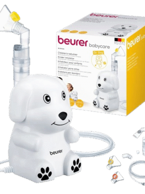 Beurer IH 24 – Inhalateur KIDS à partir de 6 mois, masque en silicone pour peau sensible