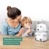 Beurer IH 24 – Inhalateur KIDS à partir de 6 mois, masque en silicone pour peau sensible